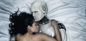 Woman Making Love to Robot Image by © Blutgruppe/Corbis